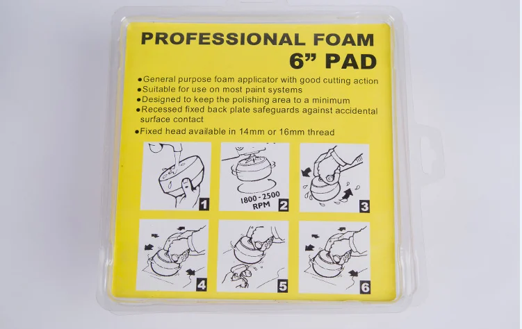 Индивидуальные автомобильные полировочные пенные круглые губки Для Полировки