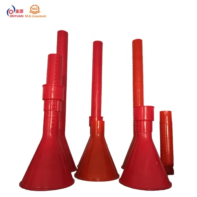 Factory Pig Farm Adjustable Customized Plastic Down Funnel for Pig Feeding