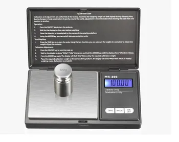 MS-200 Color Mini 200g 0.01g Weighing Digital Pocket Scale