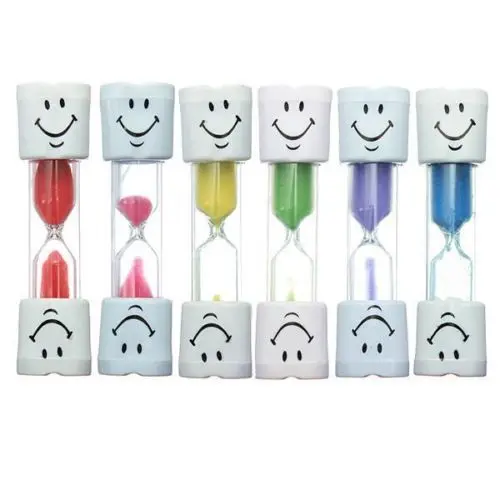 Childrens Kids Toothbrush Timer ~ 2 Minute Smiley Sand Egg