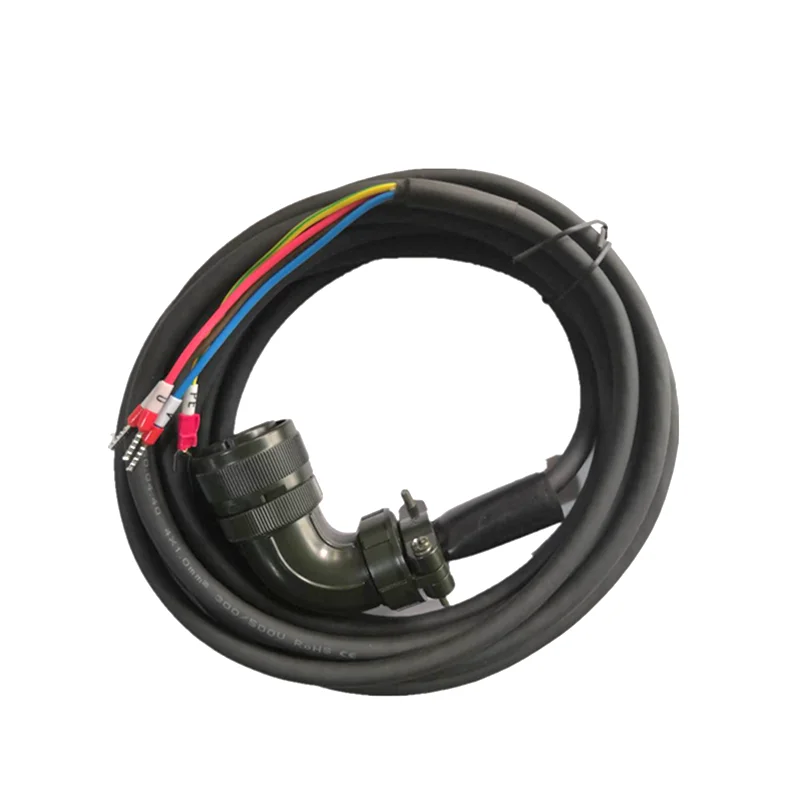 Source AC Servo Motor Drive Kabel Daya Fleksibel Lembut Dalam Konduktor  Tembaga untuk JZSP-UVA702-03-E YASKAWA/JZSP-UVA722-03-E on