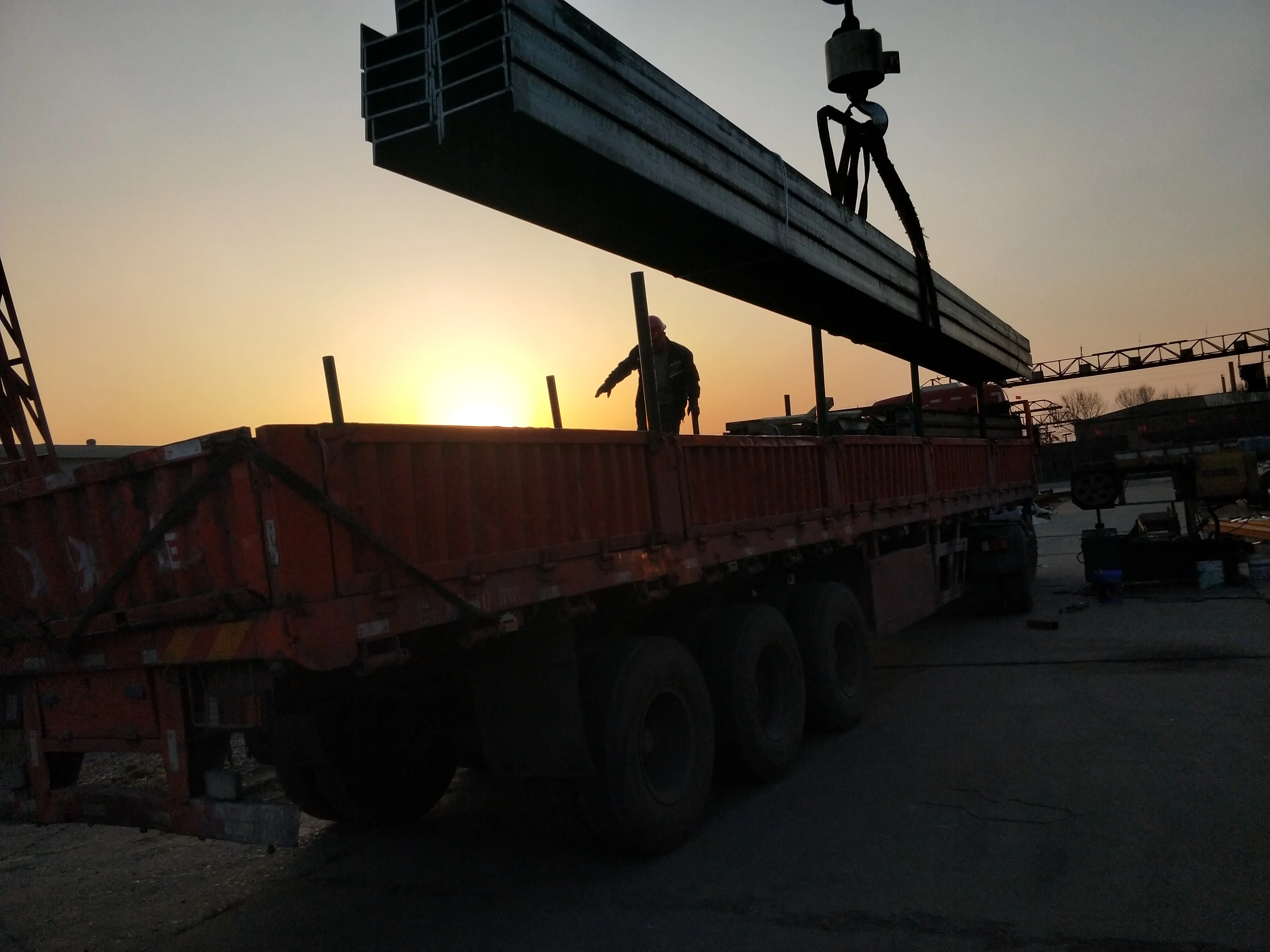 Construction Structure  Galvanized H I Beam Steel for Sale