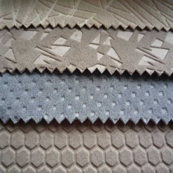 2023 Unique Pattern Velvet Embossed Fabric for Bus Seat Cover Fabric or Sofa Upholstery