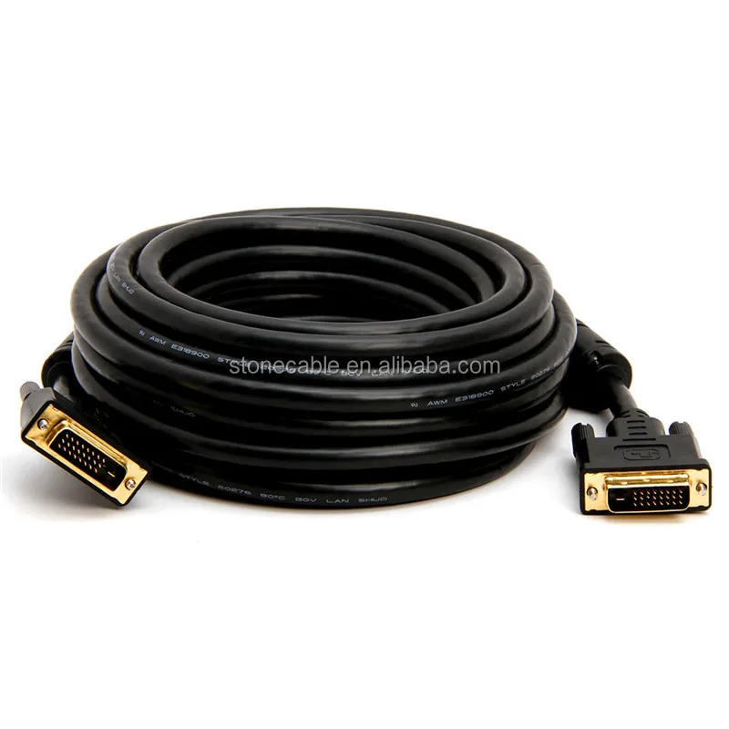 Ddvi Cable 24+1 Pin Dvi To Dvi Cable Long 1m 2m 3m 5m 10m 15m 20m 25m