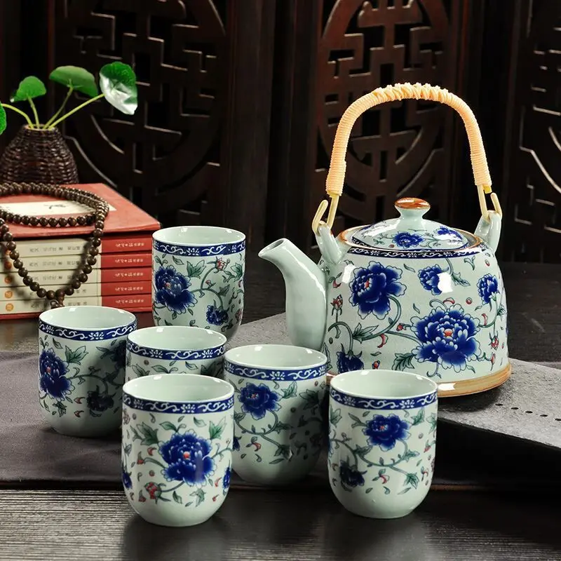 Conjunto de chá dehua tradicional chinês de porcelana branca, conjunto  completo de cerâmica kung fu, madeira sólida, bandeja de chá, cerimônia de  chá