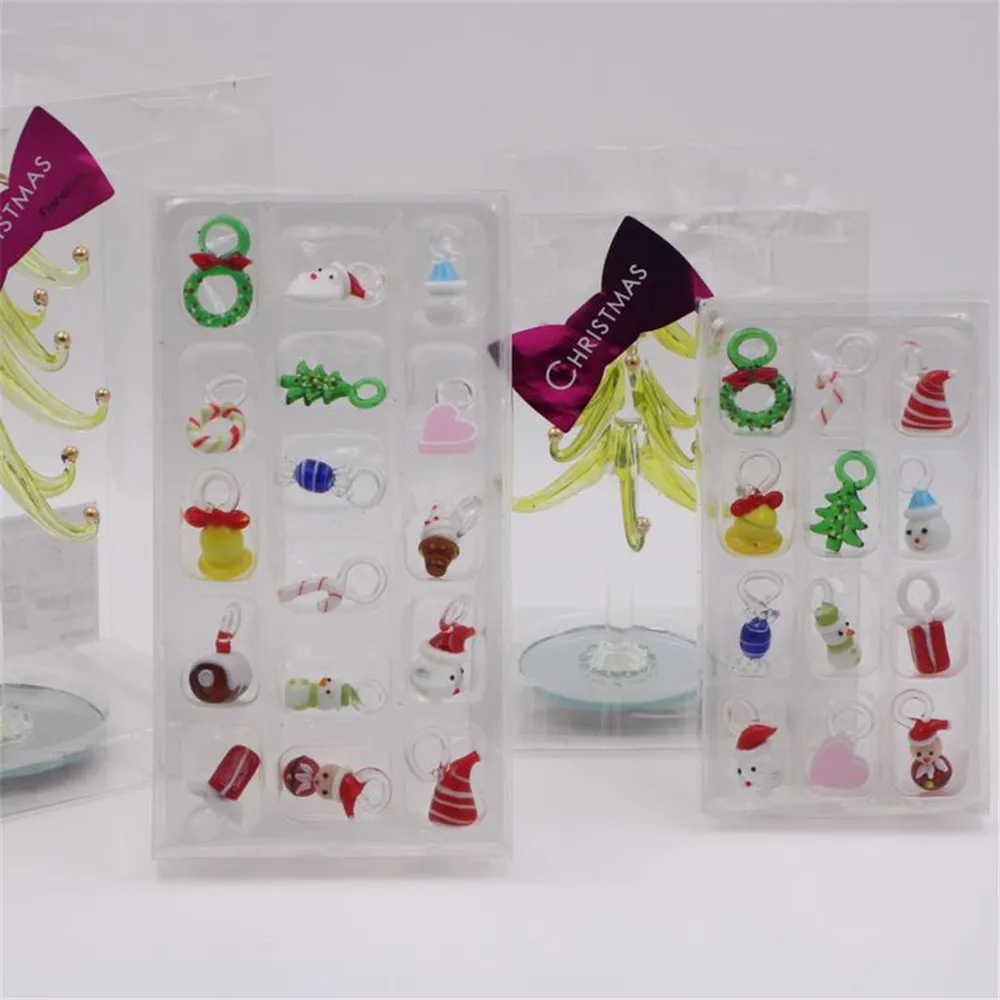 Special DIY HandBlown Lampwork Glass Tree for Christmas Ornaments