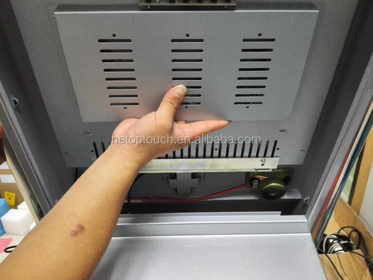 Resistive touch screen monitor display unit for enhanced visuals and