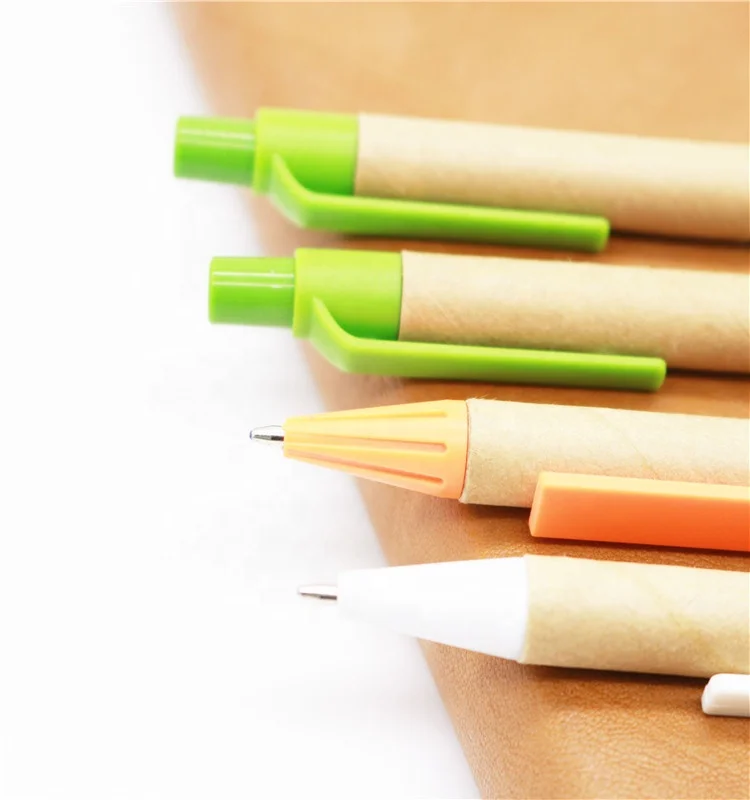 Eco Friendly Recycled Paper Tube Ball Pen Ink