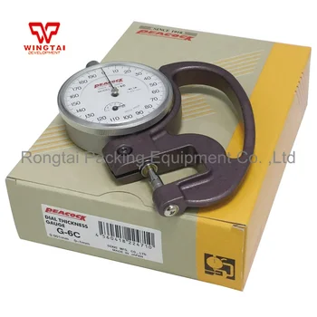 Japan 0-1mm Peacock Thickness Gauge G-6c Dial Thickness Tester 0.001mm,20mm  - Buy Peacock Thickness Gauge,Peacock G-6c,0.001mm Thickness Gauge Product 