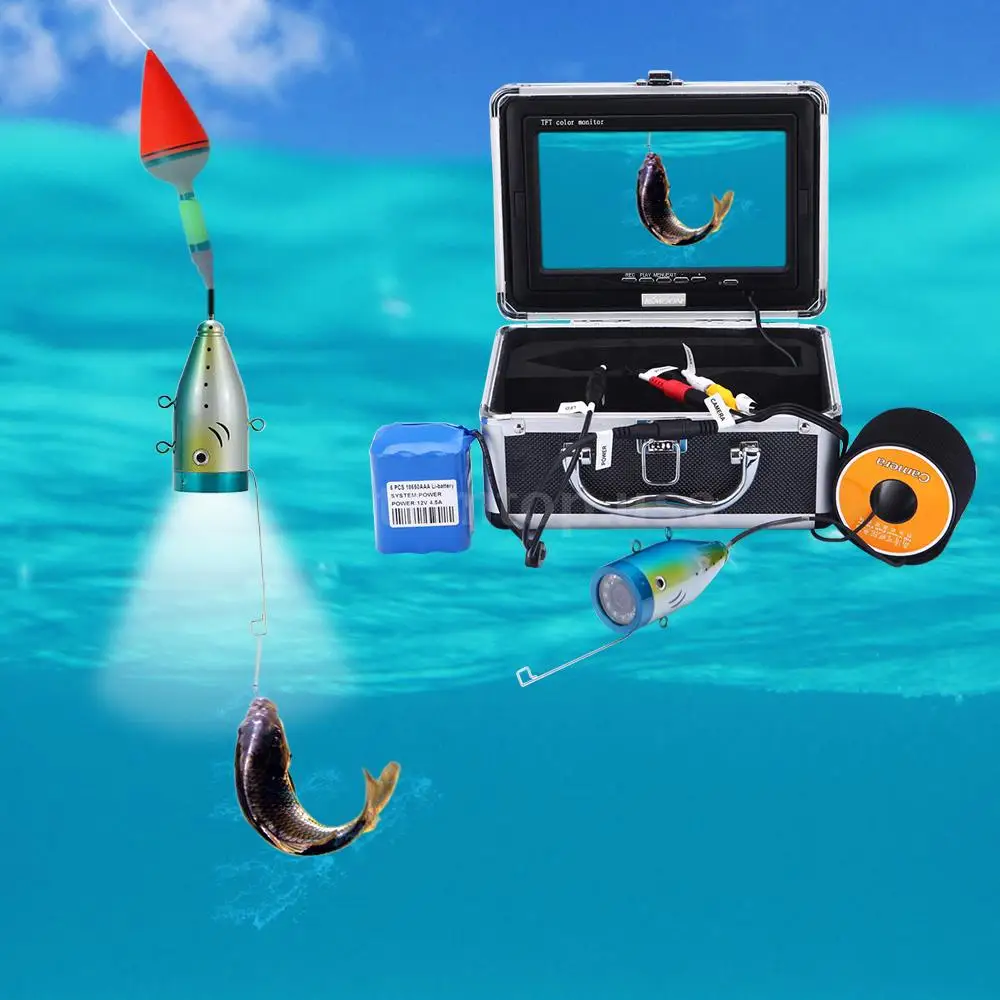 Kit Caméra De Pêche Sous-marine 7 Pouces - 1000TVL CCD - Neuf