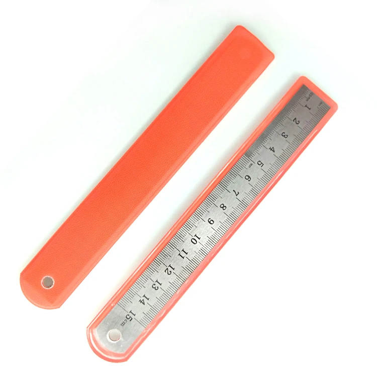 6 Inch Custom Printed Plastic Ruler with 3 Colors - Plastic Ruler - Rulers  & Stencils