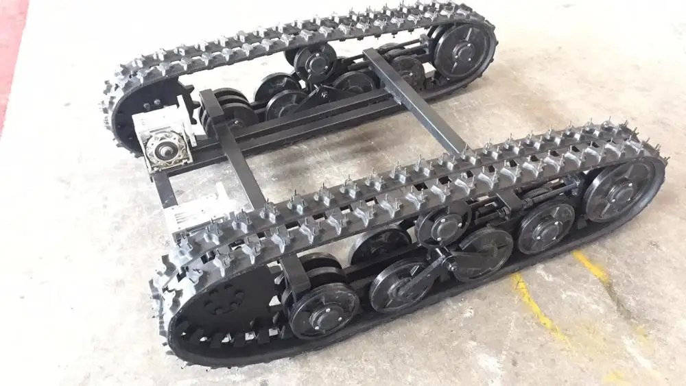 Mini Robot Parts Small Rubber Track Robotic Rubber Crawler Small Robot Rubber Tracks Dba with Driving Wheels