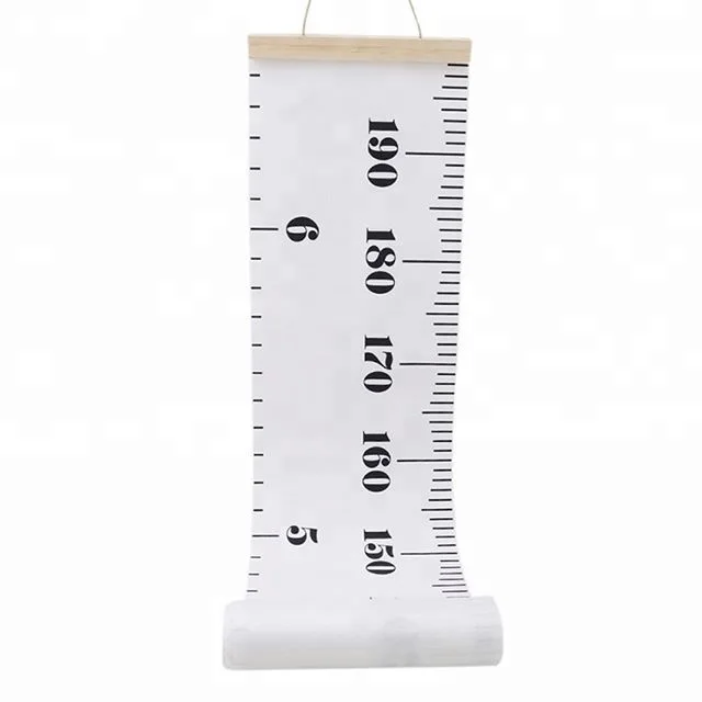 Baby Growth Chart Wall Measuring Hanging Rulers for Kids Height and Growth Chart
