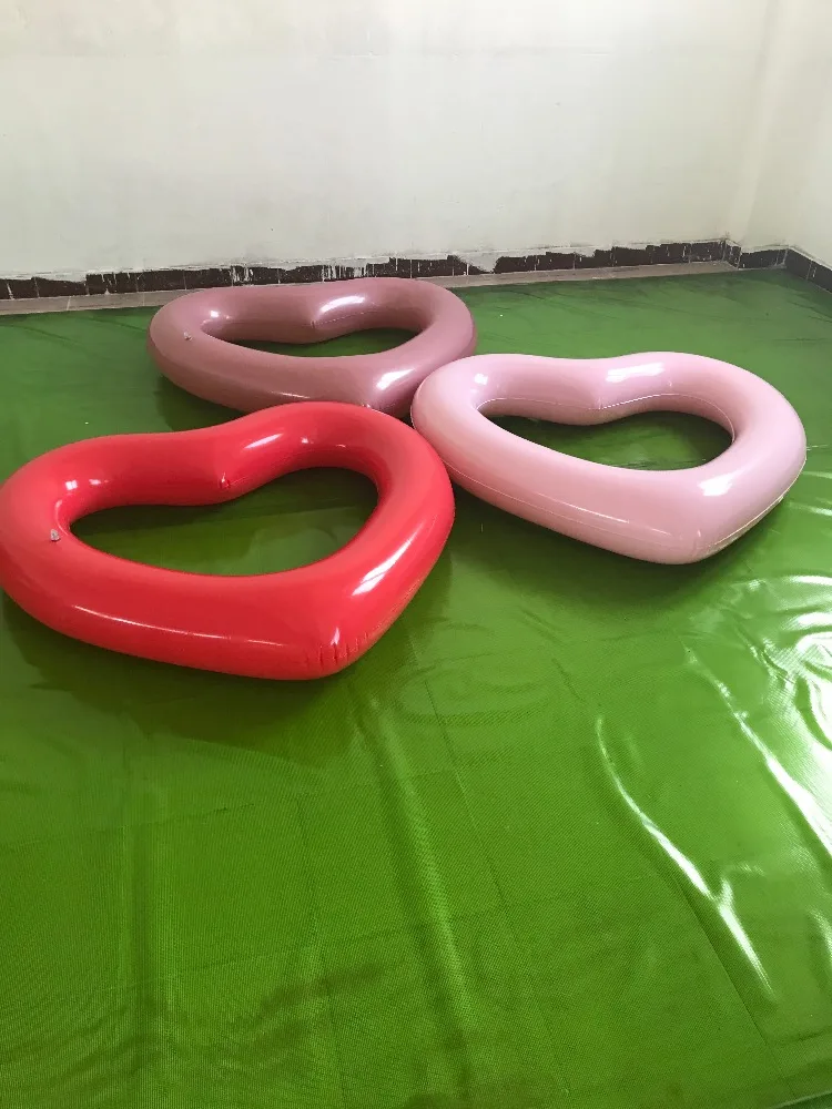 Crazy Inflatable Swimming Pool Float - Rose Golden Heart