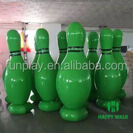 
HI высококачественный надувной набор для боулинга, гигантские надувные шпильки для боулинга 