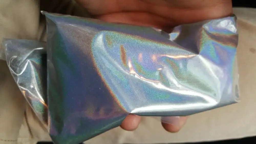 Лазерная голограмма Spectraflair, хромированный зеркальный Радужный Блестящий пигмент