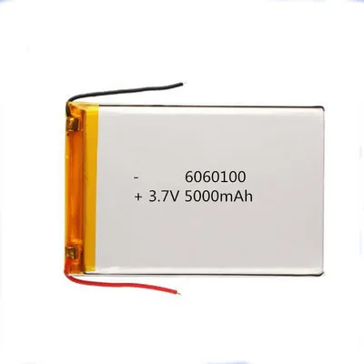 1x Lipo batería 1s 3,7v 5000mah JST pH conector PCB 6060100 Video Power Bank Tablet