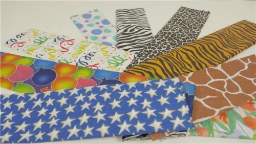 
 Печатная крафт-креп-бумага для упаковки и ручной работы  