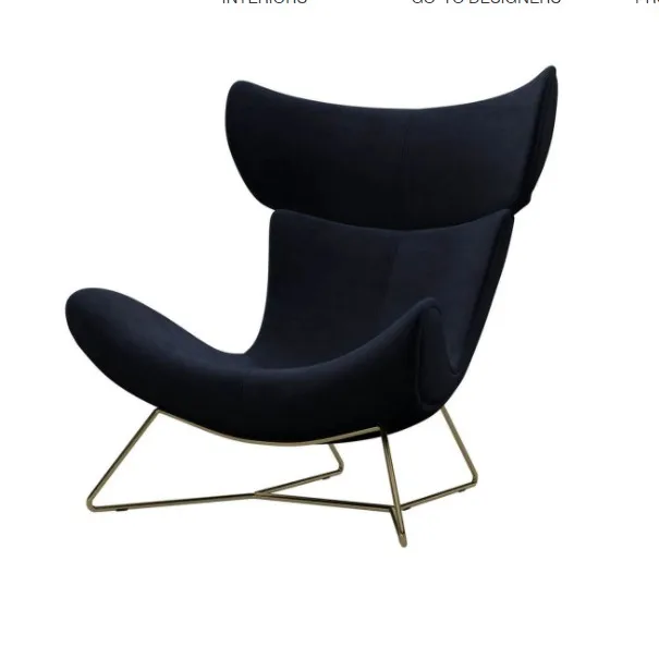 leisure lounge fiberglass home furniture designer leather Accent Imola Chair
