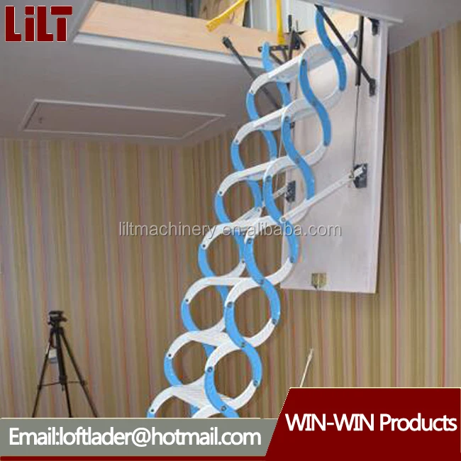 Китай производство экспорт Индонезия алюминиевая складная лестница