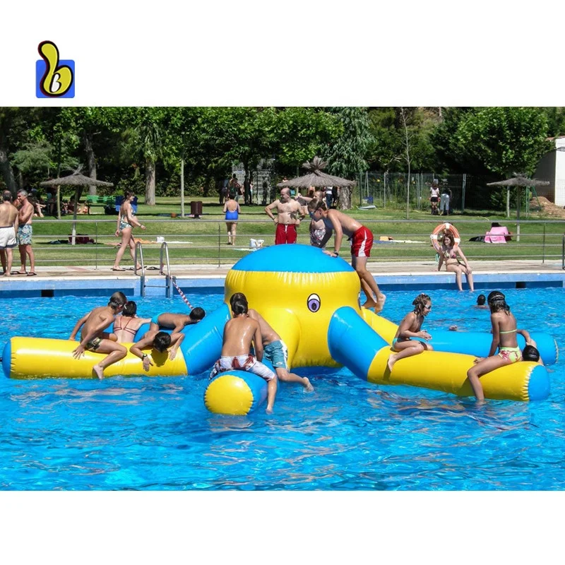 Water Park Inflatable Floating Octopus 