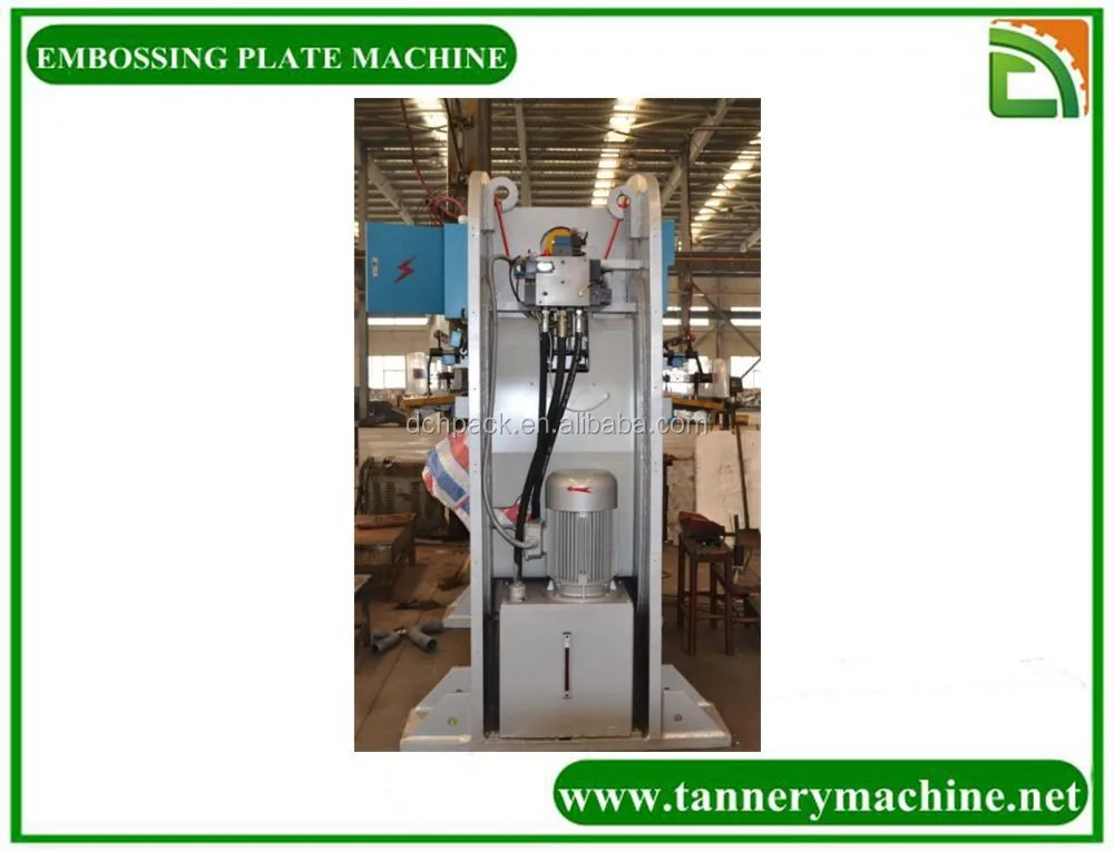 Automatic Crocodile and Alligator Leather Embossing Machine for Tannery Use