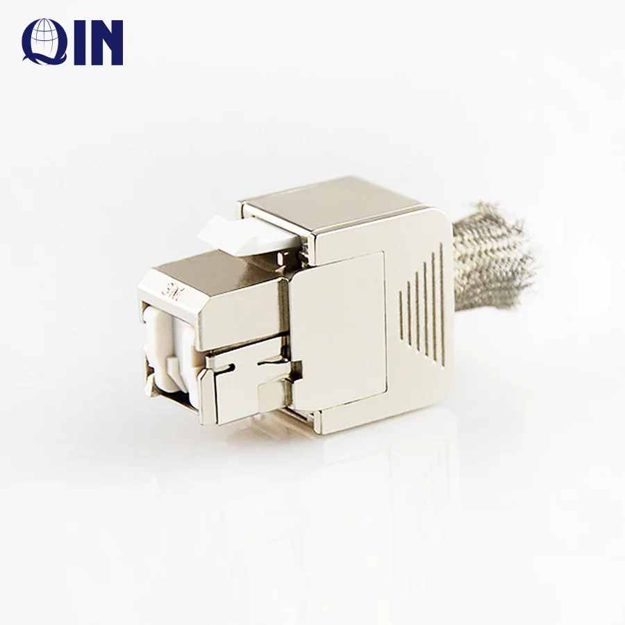 Высококачественный 3M CAT6A STP Keystone jack цинковый сплав RJ45 8P8C IO