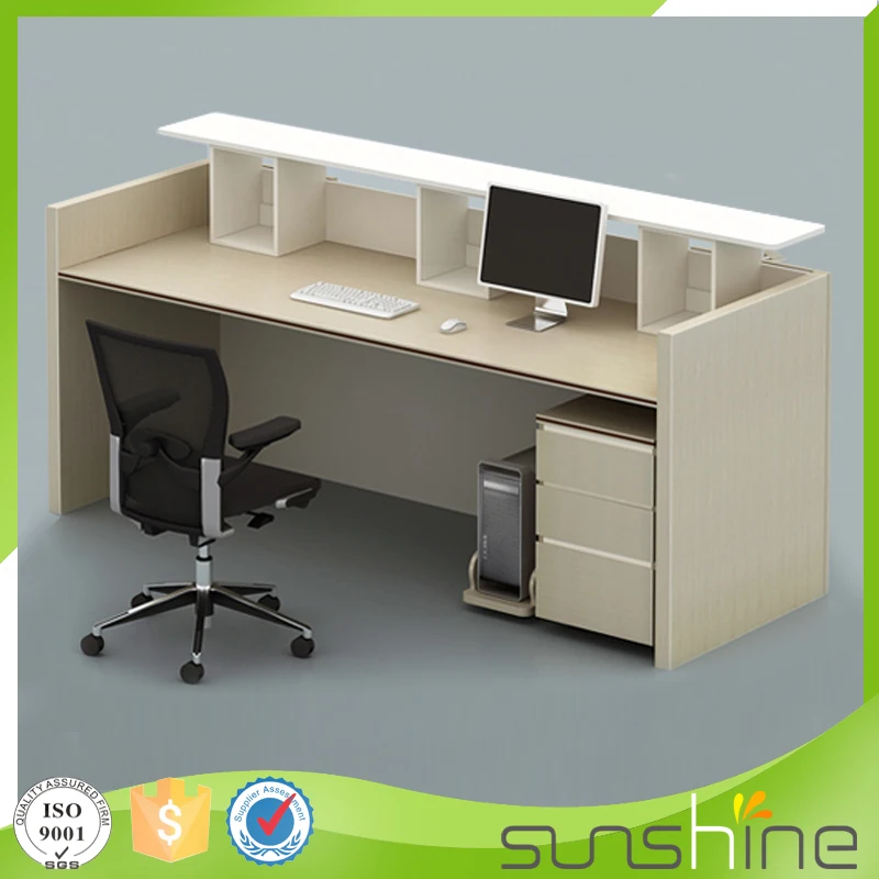 JB-RCT04 Sunshine Furniture Pabrik Pembuatan Kantor Menggunakan Papan Partikel Furnitur Penerimaan Kecil 