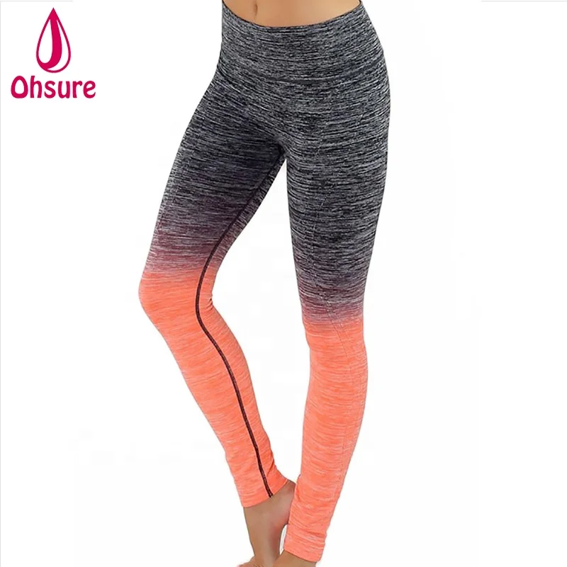 ombre workout leggings