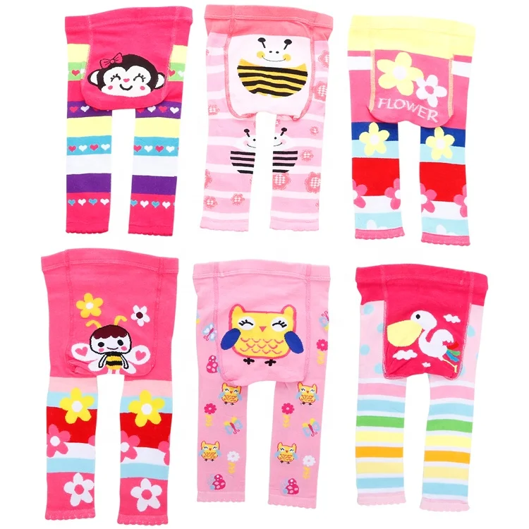 
Детские трикотажные штаны для девочек с мультяшным животным 