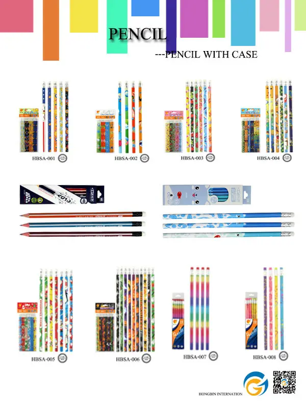 12 Colors Two Tip Plastic HB 2B Promotional Color Pencil_voghion.com