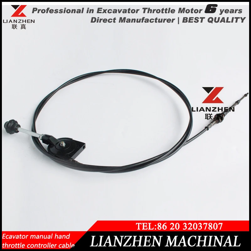 Детали для экскаватора, ручной кабель контроллера дроссельной заслонки для Komatsu,Caterpiller,Hitachi