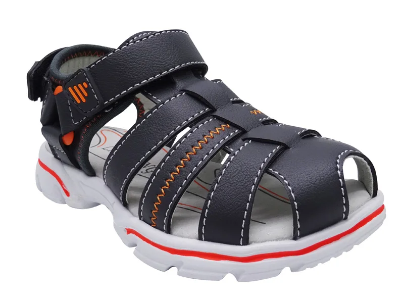 Сандалии Детские с закрытым носком, пляжная обувь для воды, уличные школьные спортивные босоножки для малышей, мальчиков и девочек, лето