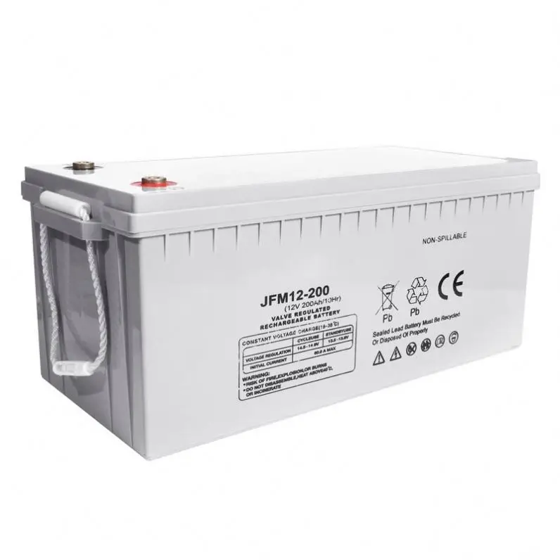 GEL type normal 12v 24v 48v Deep Cycle 200ah Battery bank