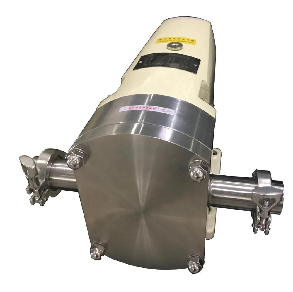 sanitary stainless steel rotary lobe pump for honey and food