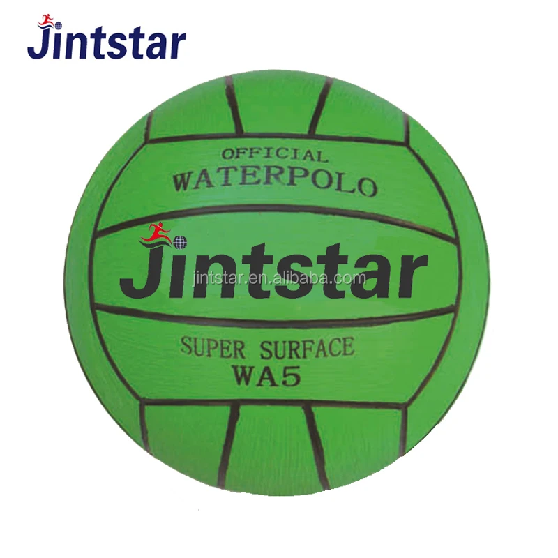 Jintstar売れ筋天然ゴム水球ボールサイズ5