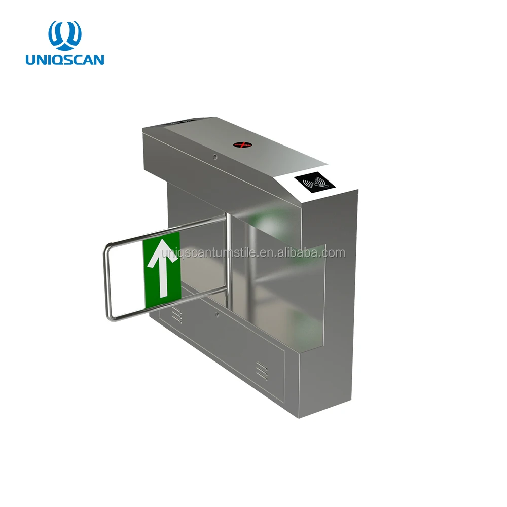 Infrared Intelligent Flap Gate Barrier guardrail Supermarket Swing Gate