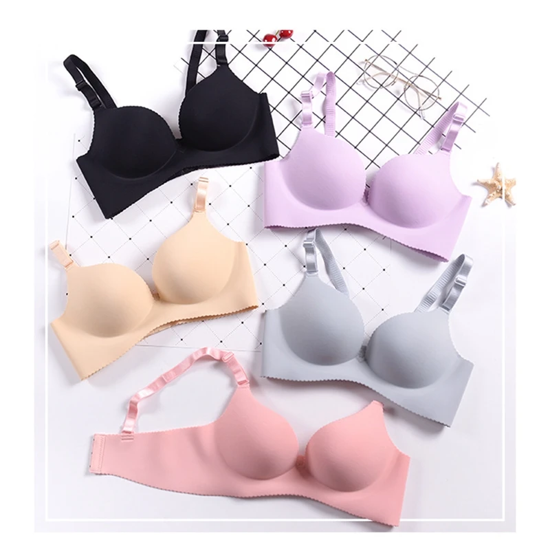Sexy Deep U Cup Bras For Women Push Up Lingerie Seamless Bralette Backless  Plunge Intimates