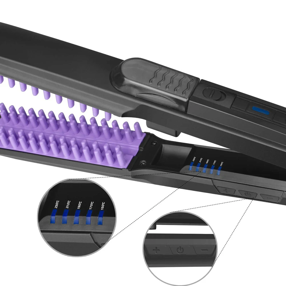 Wholesale Factory Price Mini Wireless Portable  Hair Straightening Brush