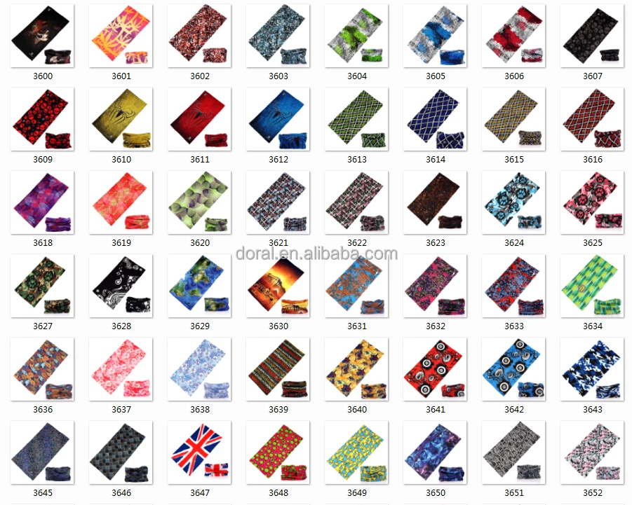 Лидер продаж, дизайн в наличии, многофункциональная бесшовная бандана, модный Волшебный шарф