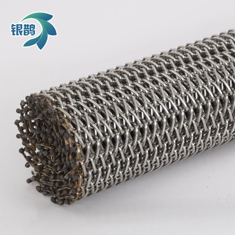 Stainless Steel INJOR Wire Mesh Conveyor Belt Stainless Steel Chain Conveyor Belt Mesh Airport Conveyor Belt