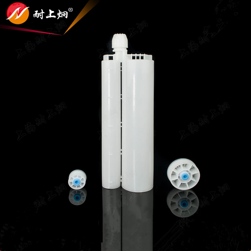 585ml Empty 3:1 Dual Epoxy Adhesive Cartridge Plastic Product for Chemical Anchoring