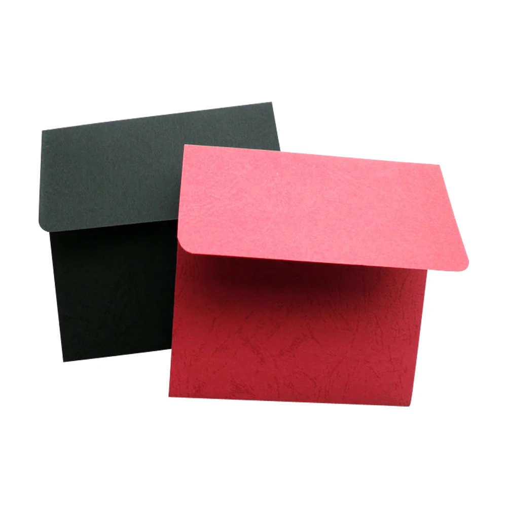 Carpeta de presentación premium tamaño A4 | Cierre con cinta personalizada | Sobre de documento de lujo para regalos corporativos