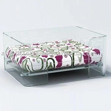 acrylic dog bed