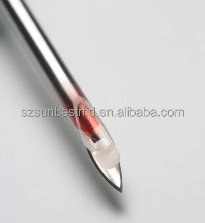 Sunbestrfid Implanted Rfid Glass Capsule Iso11784 Programmable Rfid Microchip Em4305 Animal Glass Tag 2.12x12