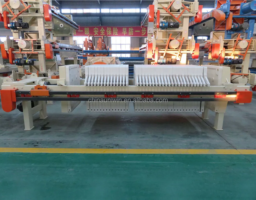 Automatic Filter Press for Concrete Slurry Water , Marble , Silica Sand Filtration