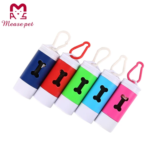 Waste bag dispenser with LED light pet products,plastic bag dispenser