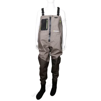 Front Zip Breathable Fly Fishing Chest Waders - Buy Waders,Chest Waders ...