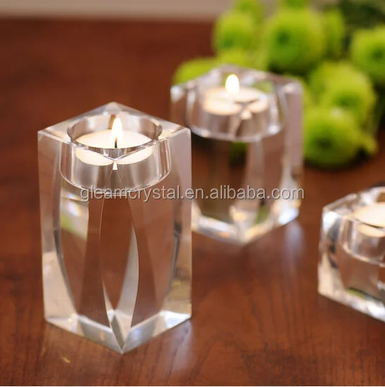 New Design Home Decoration Crystal Cube Candle Holders Crystal Candle Holder On Sale Buy Cheap Crystal Candle Holder Crystal Pillar Candle Holders Bling Crystal Candle Holders Product On Alibaba Com