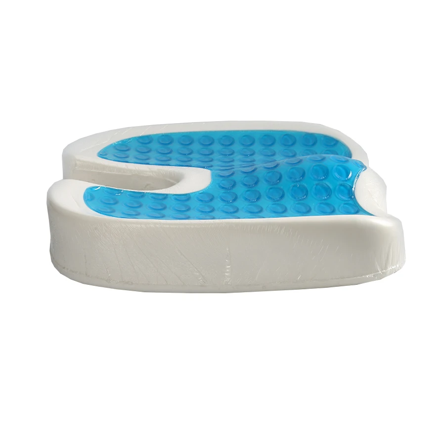 Reposamuñecas De Gel Silicona 3 En 1 Almohada Fresca Azul